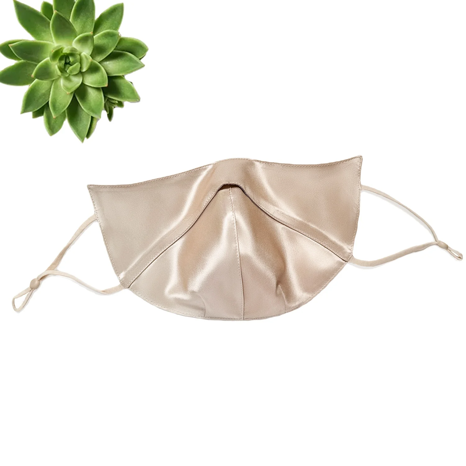 22 Momme 100% Pure Mulberry Silk Mask for Women UPF 50+ Sunscreen Mask 6A Grade Silk With OEKO-TEX