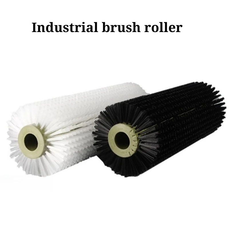 1PC Industrial Roller Brush Rotary Wire Cleaning Dirt Pollutant Wash Machine Automotive Food Processing Glass Agriculture