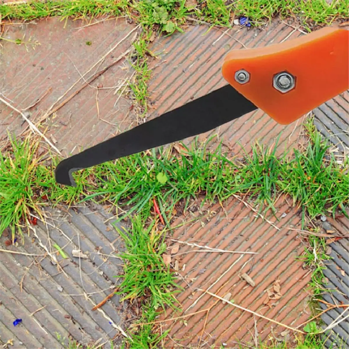 Multi-use Gear 8Pcs of Weeding Hooks and Grout Tools Set Courtyard Path Patio Weed Remover Manual Crack Weeding for Driveway Pav