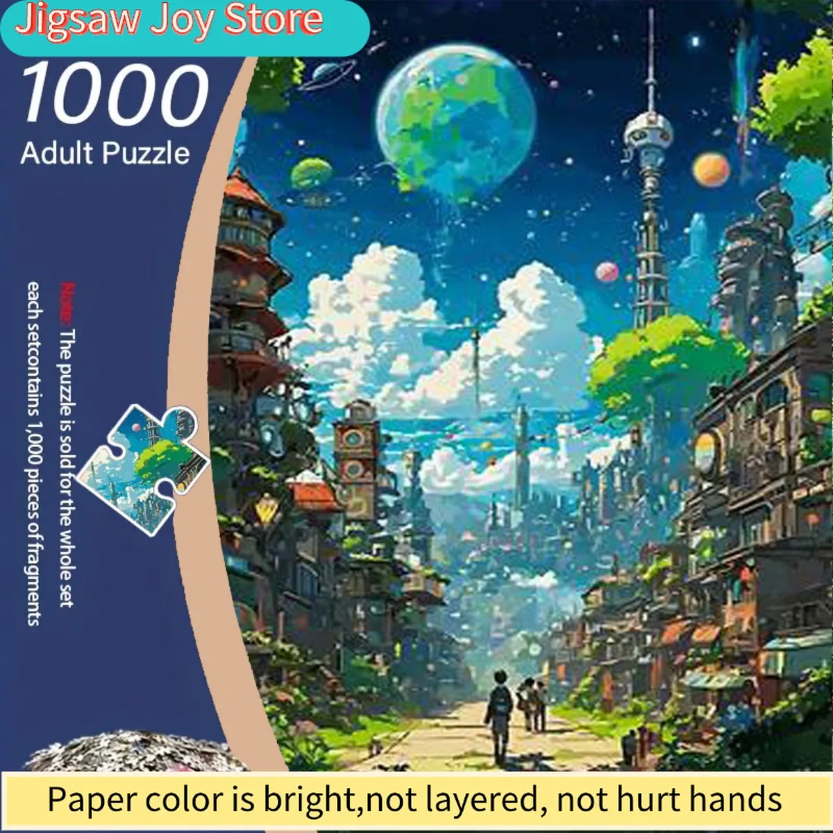 A Jigsaw Puzzle for Adults with 1000pcs Featuring Clusters of Reddish-Brown Rocks Illuminated by Slanting Sunlight, Surrounded
