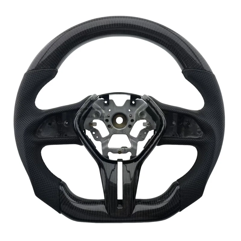 

Новая популярность, горячая распродажа, перфорированный кожаный руль из углеродного волокна для Infiniti Q50 Q50l Q60, автомобильный руль