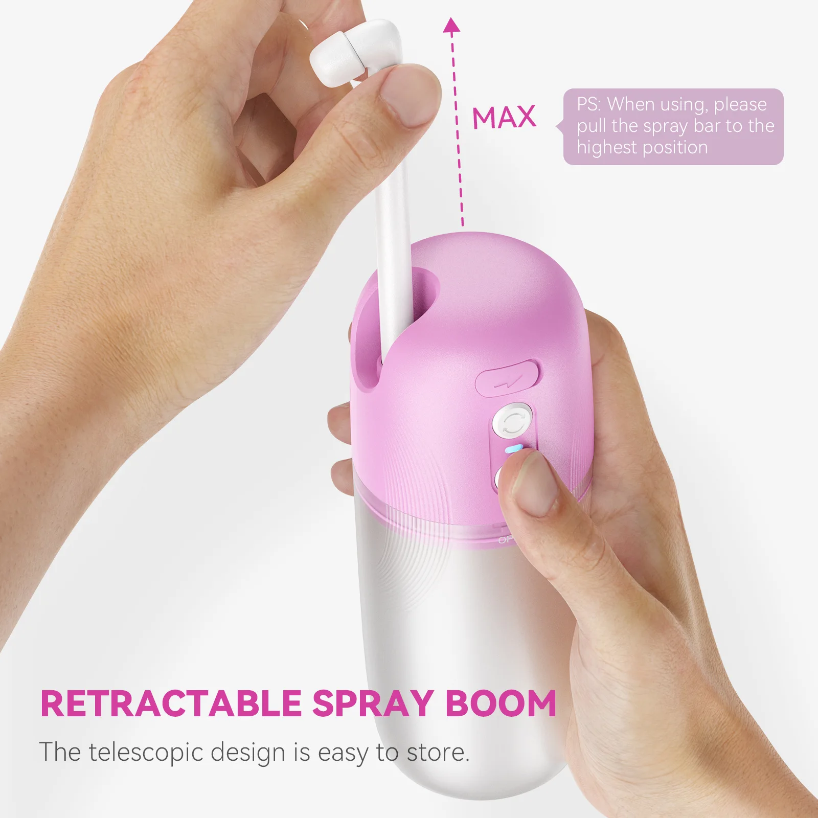 Electric Washer Portable Cleanser Electric Retractable Folding Model