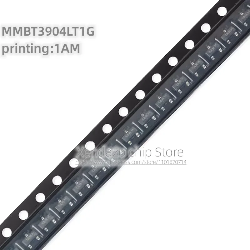 50pcs/lot MMBT3904LT1G MMBT3904 printing 1AM SOT-23 package Original genuine NPN SMD transistor