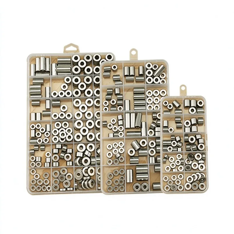304 Stainless Steel Flat Washers Assortment Kit, M3 M4 M5 M6 M8 Metric Round Gasket Set for Bolt Screw Fastener Hardware