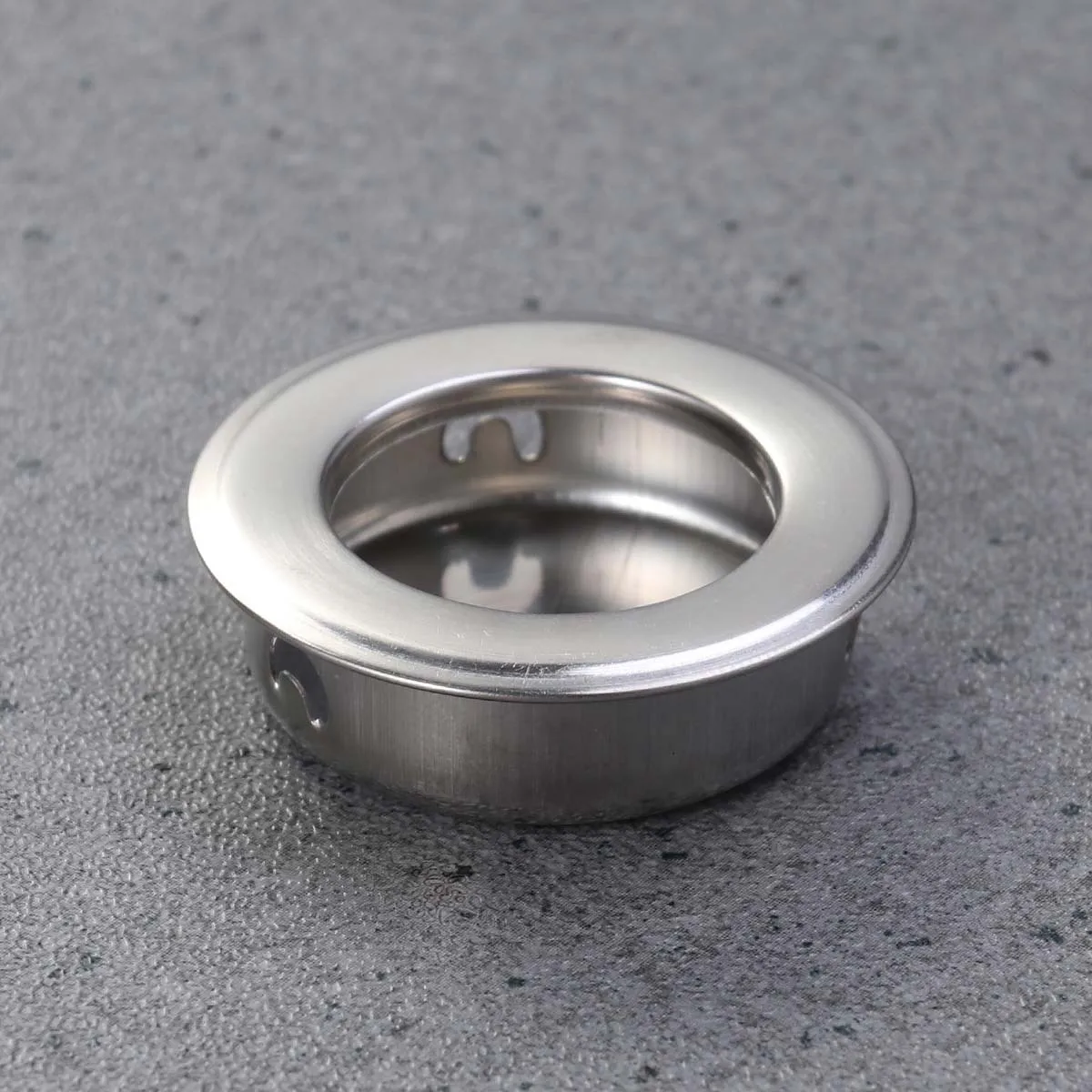 

4Pcs Stainless Steel Round Flush Pull Handles 35mm Mount Hole Sliding Door Cabinet Drawer Replacement Stainless Door Handle