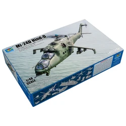 Trumpeter 05812 1/48 Soviet Mil Mi-24 Mi24 Hind D Military Helicopter Handcraft Toy Gift Plastic Toy Assembly Model Building Kit