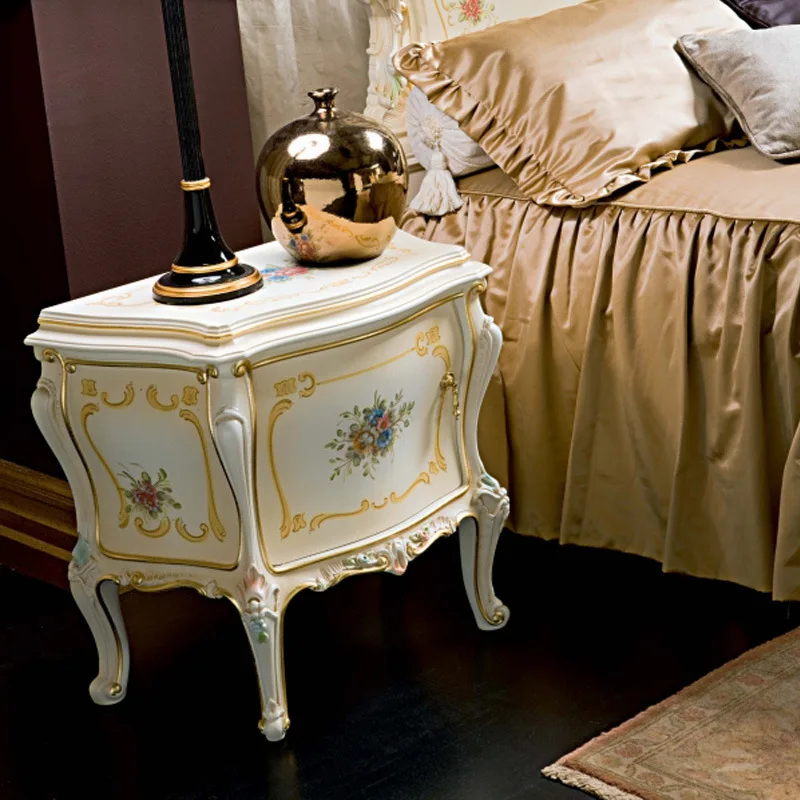 

Birch bedside table French bedside table Painted storage cabinet