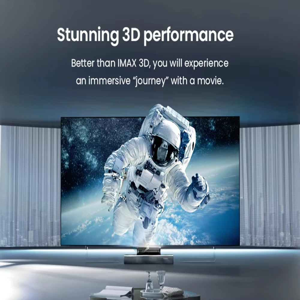 AWOL 3000 Pro Ultra Short Throw 4K Laser Projector Projeteur Theater Video Projector HDR10 Triple Laser 4K Projector view 4