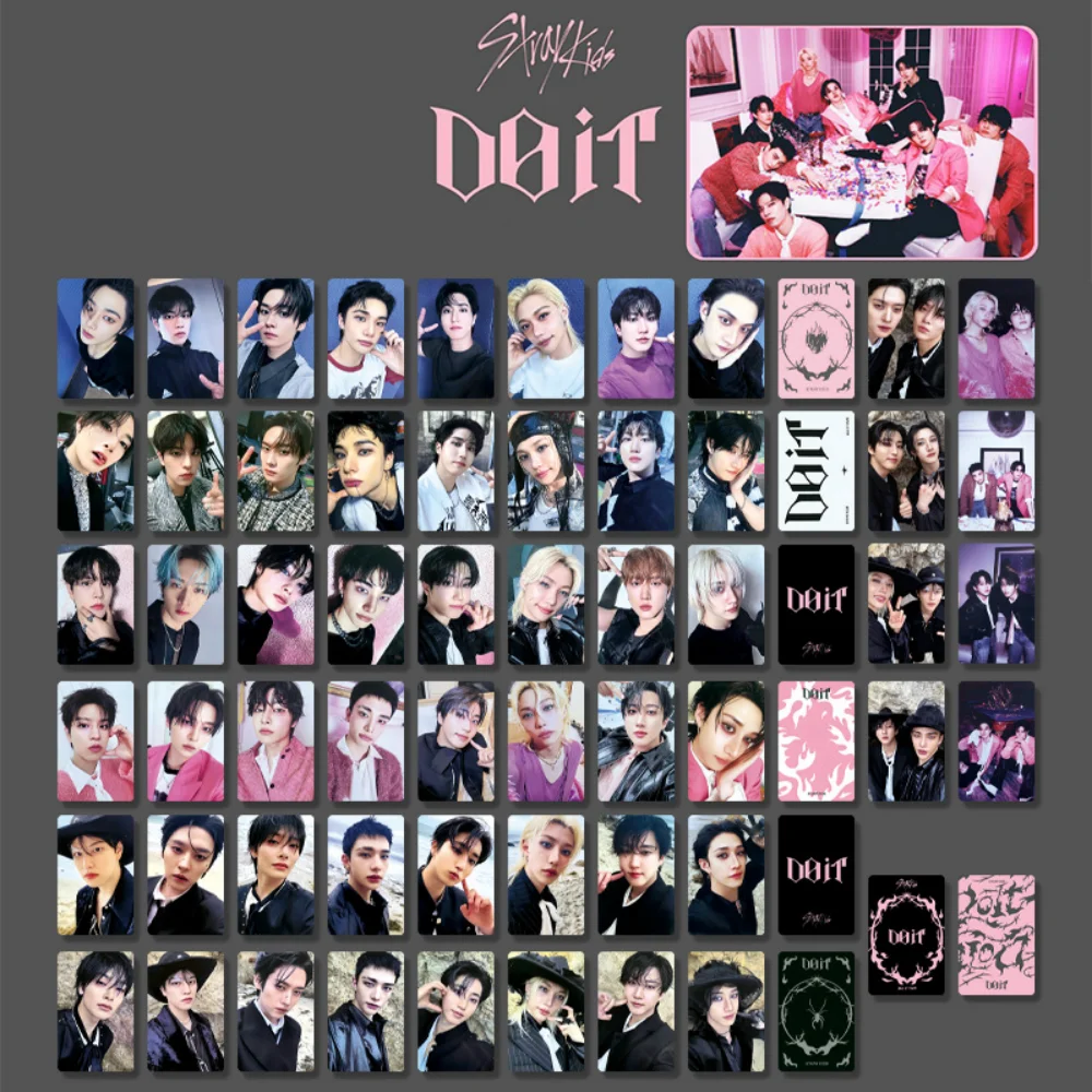 StrayKids DO IT KPOP Novo Álbum Pop Music Group Fãs de celebridades Fotos favoritas Cartão LOMO Cartão da sorte Presente
