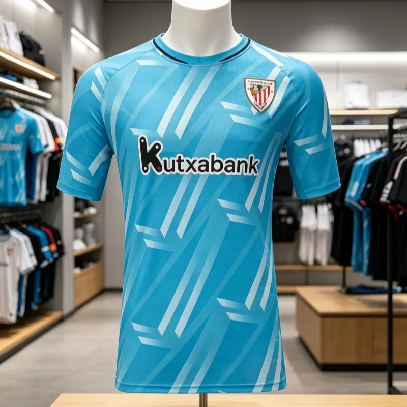 26-27 Neue Spanische Sport-Fußballtrikots Sommer 3D-Druck Schnelltrocknende Sport-Kurzarm-T-Shirts für Familien – Detail 3