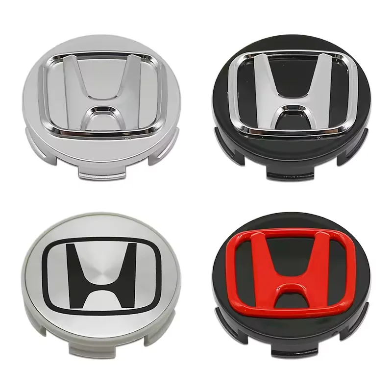 4Pcs/set 69mm 58mm Car Wheel Center Hub Caps Rims Cover Logo For Honda Civic Accord Fit CRV Jazz Odyssey Insight Legend HRV