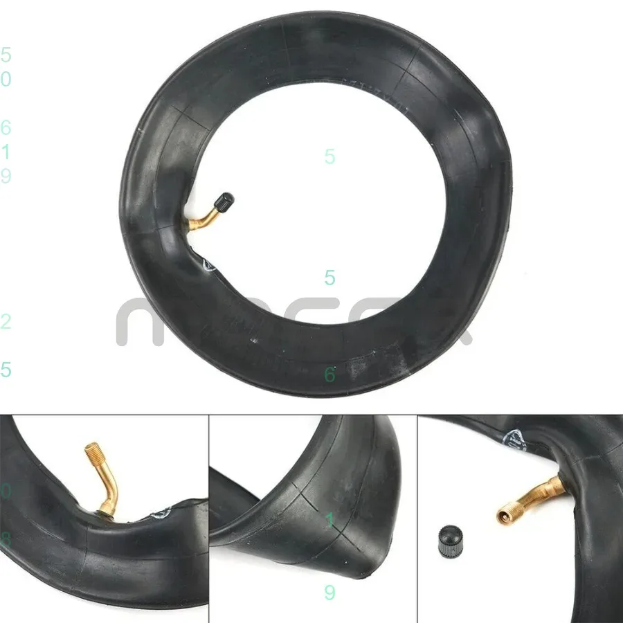 Hota 10X2.0/2.125/2.50 10 Inch Rubber Bent Inner Tube Thickened Tyres for E-Scooter Pram Balance Vehicle