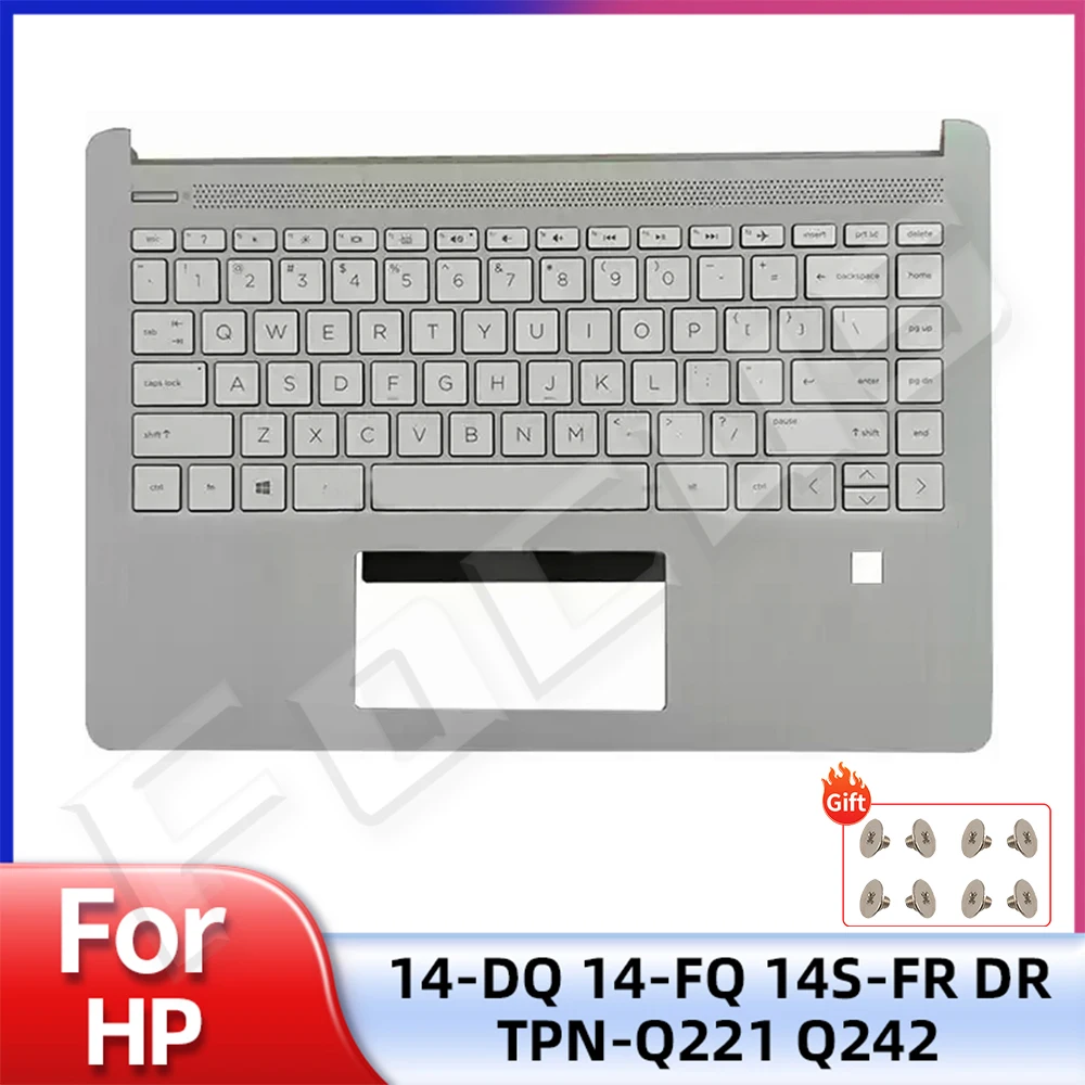 

Wholesale Accessorie For HP 14-DQ 14-DR 14S-DR 14S-FR 14S-FQ TPN-Q221 Q242 Palmrest Case With Keyboard
