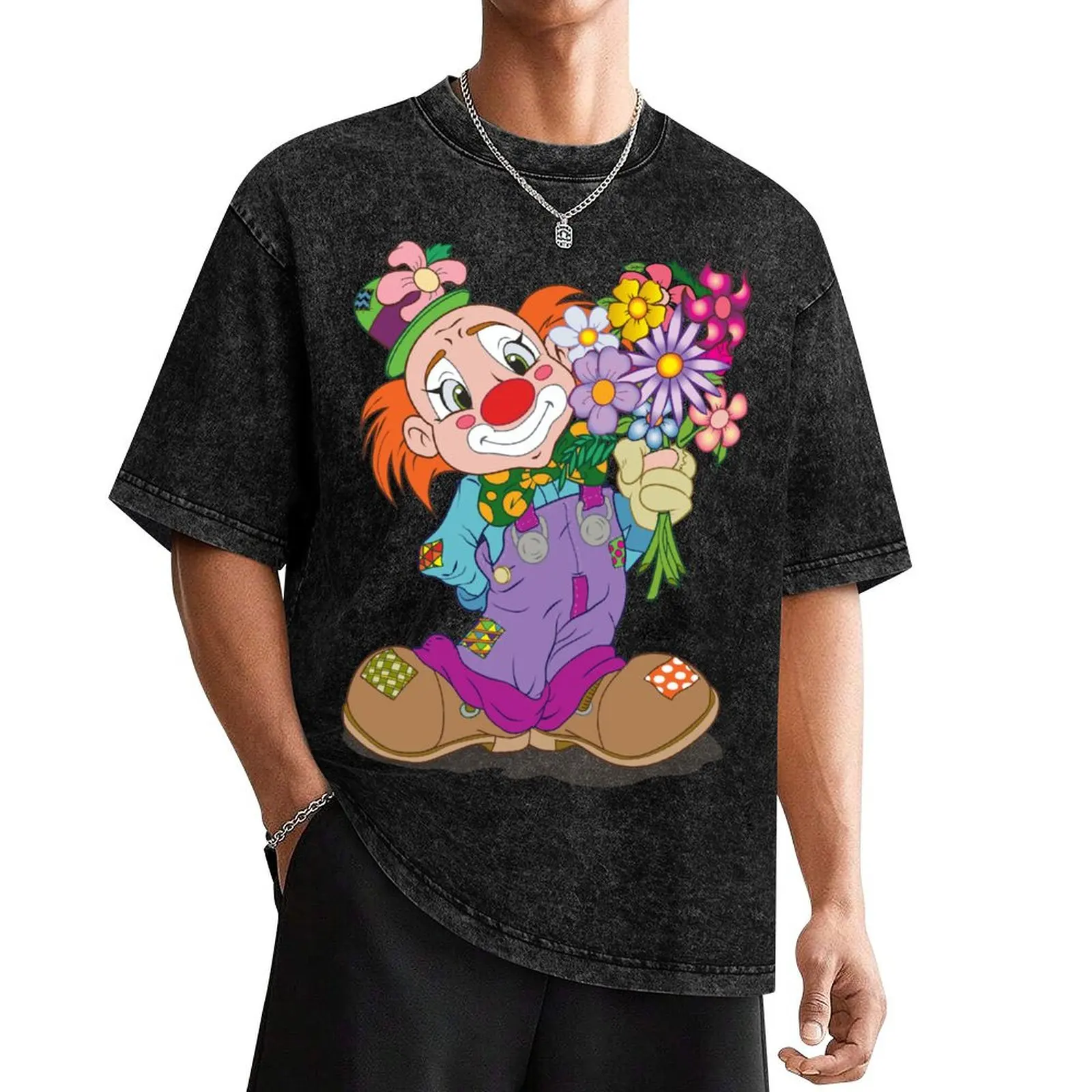 

Happy Clown T-Shirt graphic tee shirt anime mens t shirt