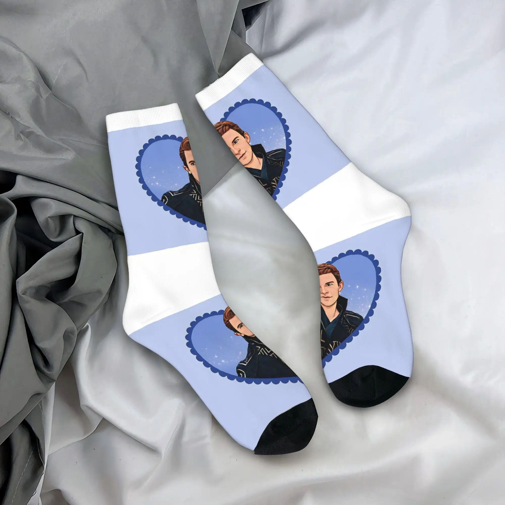 Jonathan Bailey Meias Outono Meias Novidade Homens Meias Macias Padrão Escalada Meias Antibacterianas