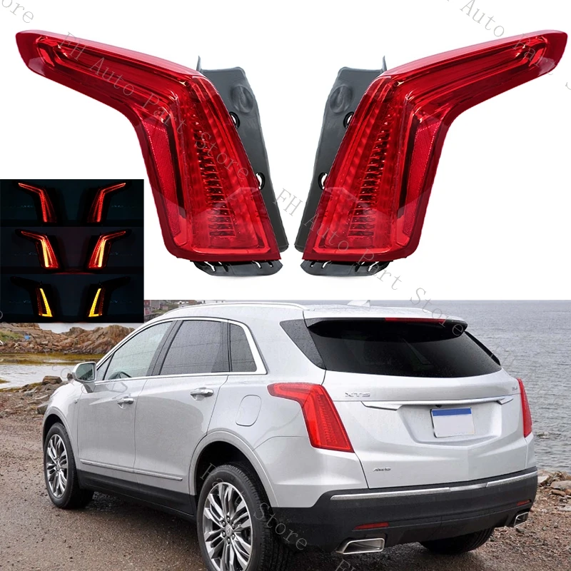 Car Rear Bumper Tail Light Brake Stop Turn Signal Lamp Rearlamp For Cadillac XT5 2016 2017 2018 2019 Taillight Taillamp 