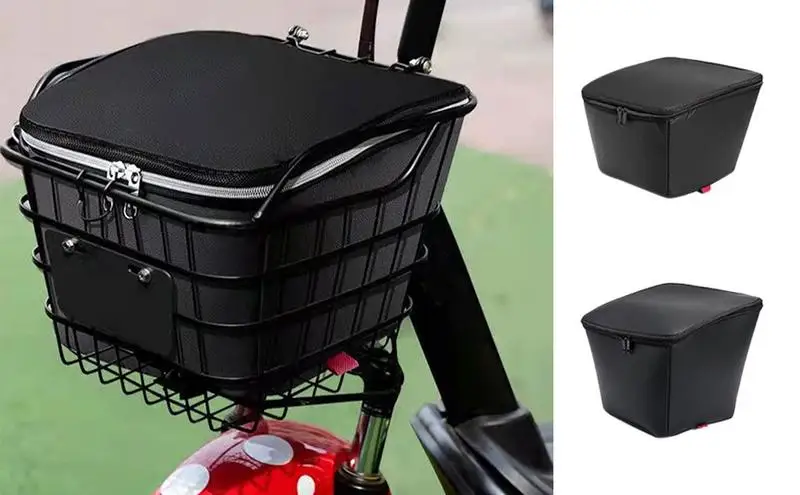 Bike Basket Front Waterproof UniversalFit Motorcycle Pannier Bag Saddle Side Bags Motorcycle  Bumper Repair Tool Placement Bag