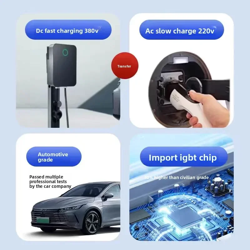 DC electrical appliance fast charging to slow charging DC to AC converter RV charging pile conversion head 220V