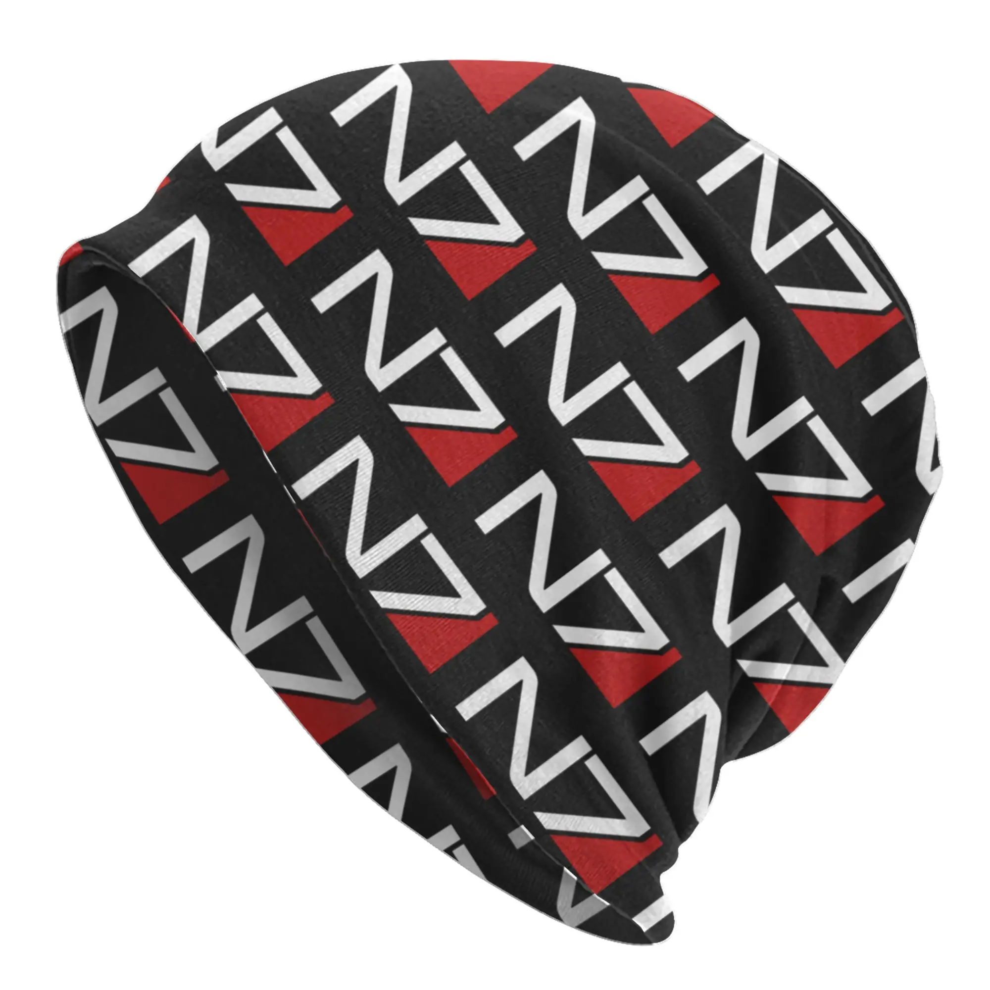 Video Game Mass Effect N7 Skullies Beanies Caps Unisex Winter Warm Knit Hat Men Women Street Adult  Bonnet Hats Outdoor Ski Cap