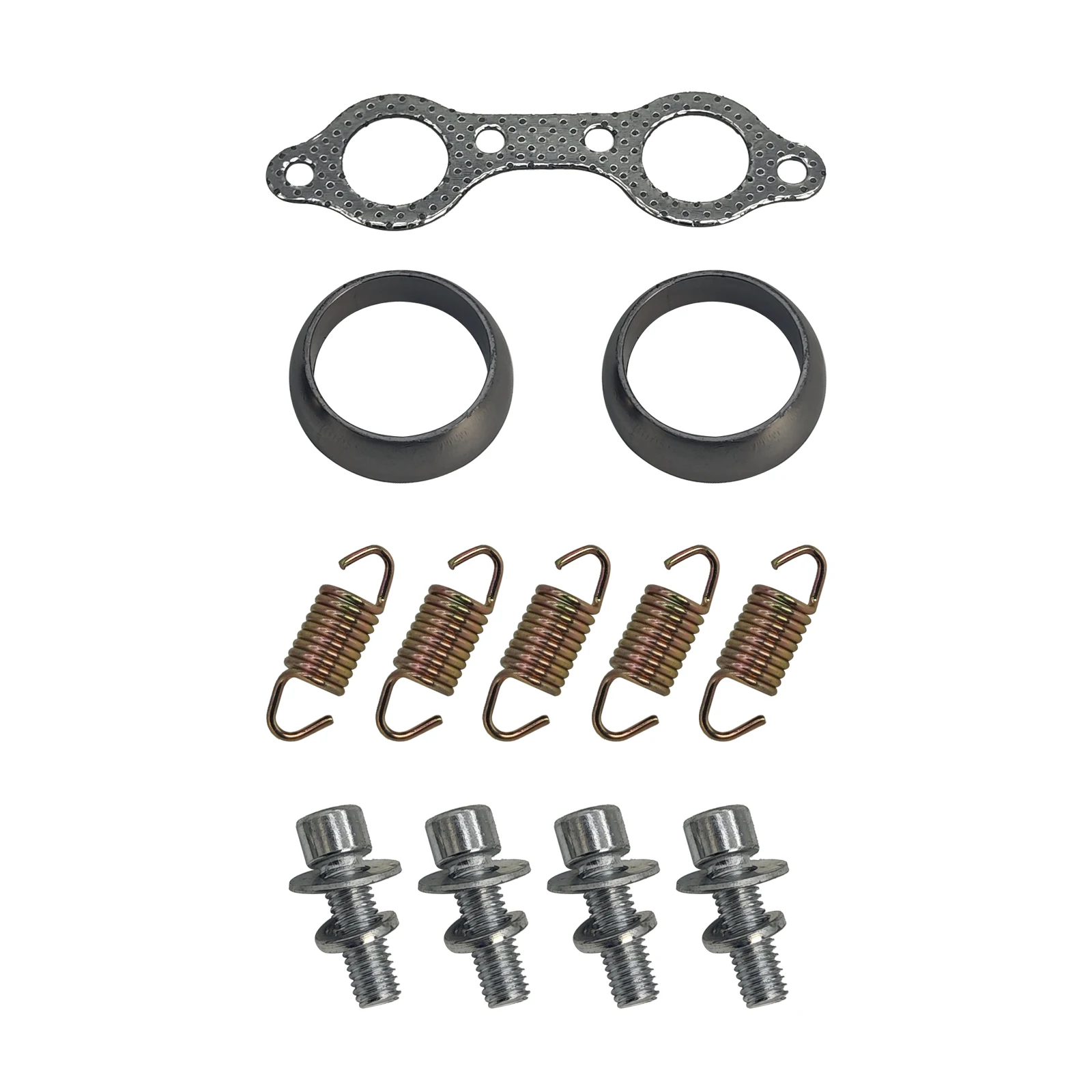 Exhaust Muffler Gasket Seal Spring Kit 5811511 3610047 For POL PLR 700 RZR 800 2008-2010