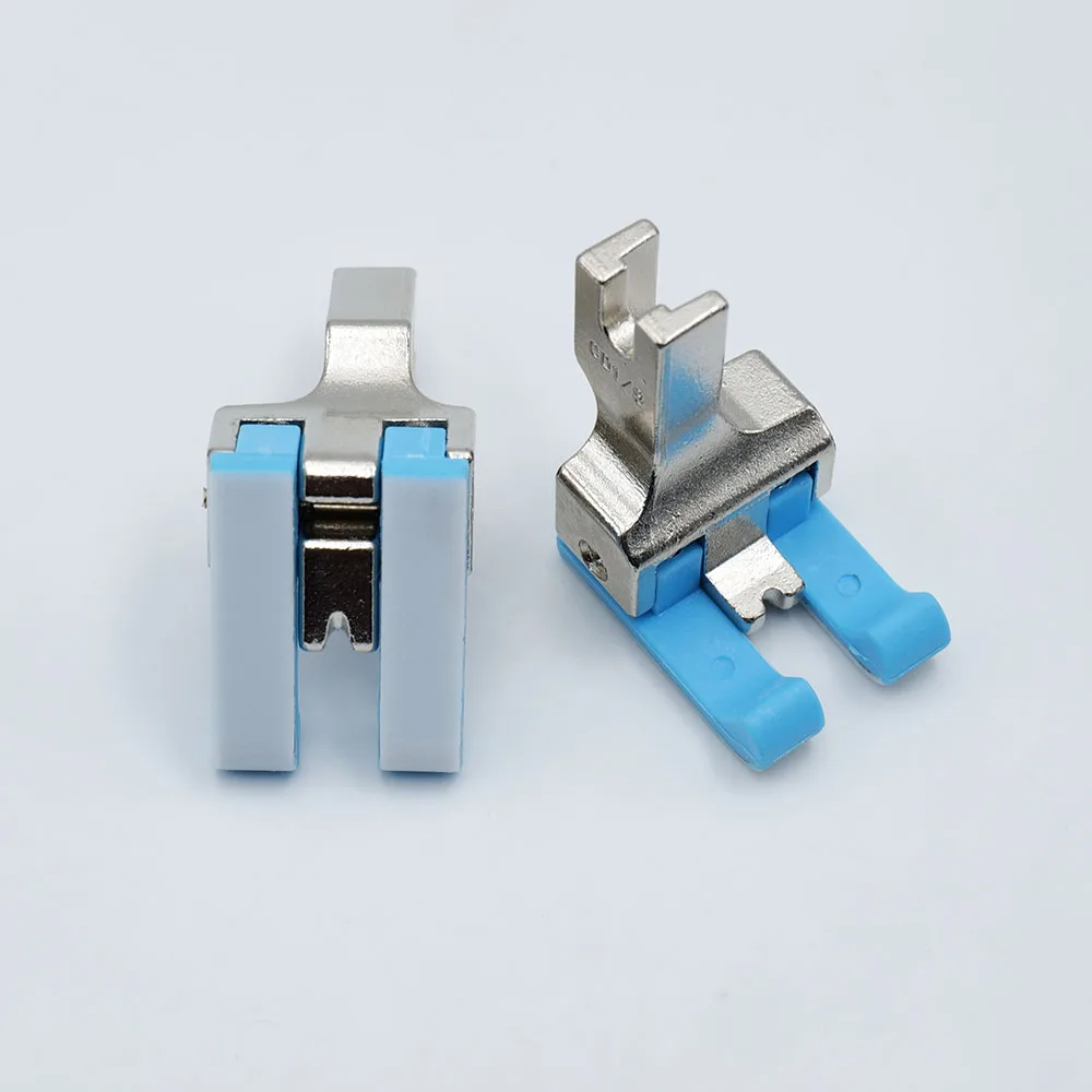 1PC Industrial Sewing Machine Plastic Double Compensating Presser Foot Industrial Lockstitch Standard Foot CD1/32'' 1/16''