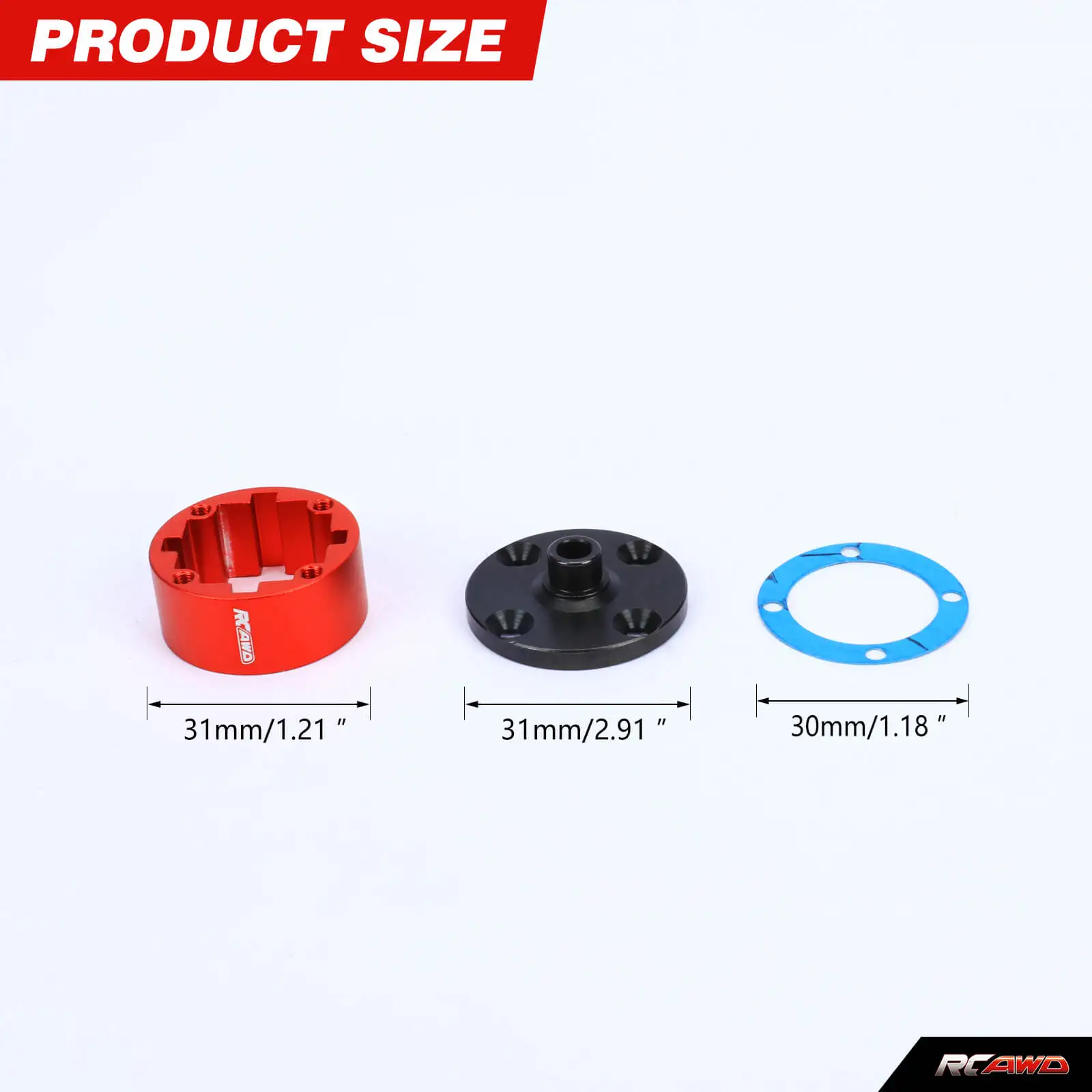 Aluminum alloy METAL DIFF CASE for Arrma 1/7 1/8 INFRACTION Kraton LIMITLESS Outcast Talion Mojave TYPHON 6S upgrades part