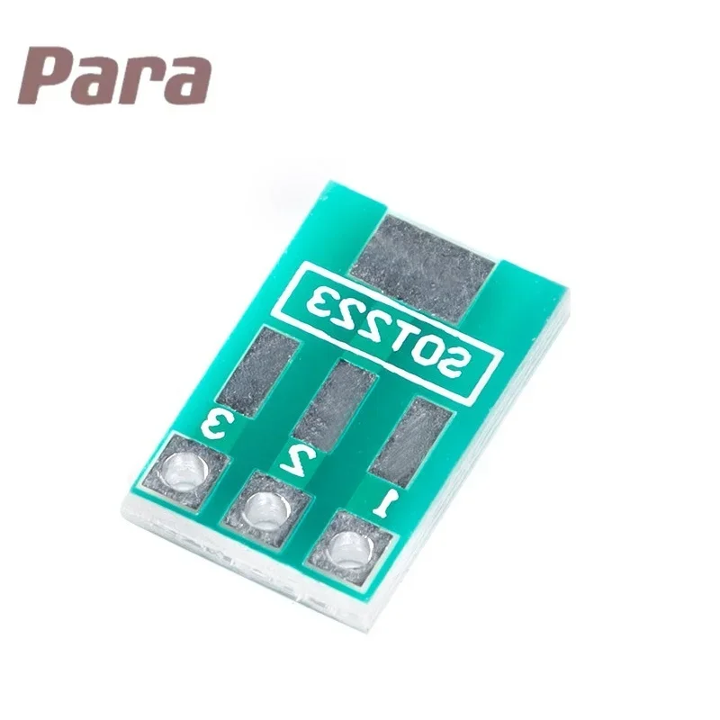 20pcs SOT89 SOT223 to DIP PCB Transfer Board Pin Adapter Converter Plate Double Sides 1.5mm 2.3mm to 2.54mm Pin Pitch Pinboard