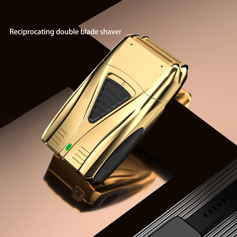 WAIKIL Professional Men's Electric Shaver Reciprocating Oil Head Whitening Device USB Rechargeable