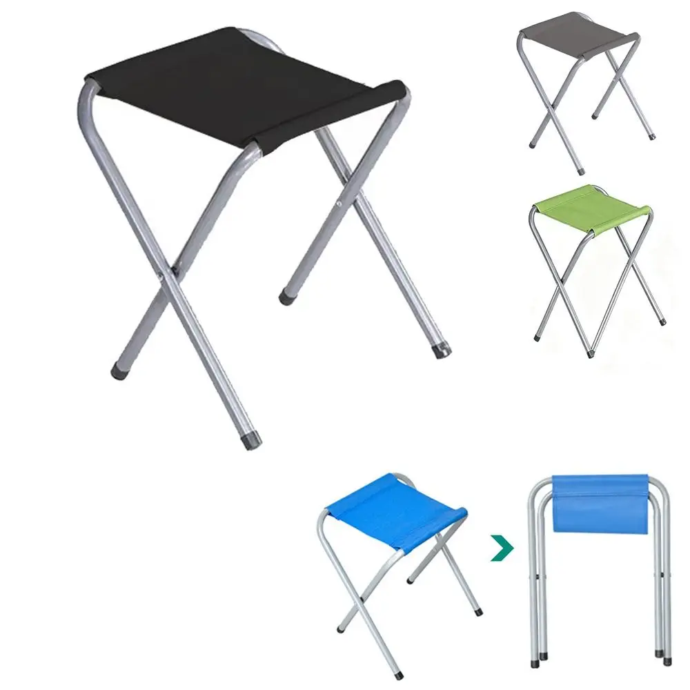 Foldable Camping Stool Ultralight Non-slip Folding Stool Multi-functional Strong Load-bearing Portable Outdoor Chair Fishing