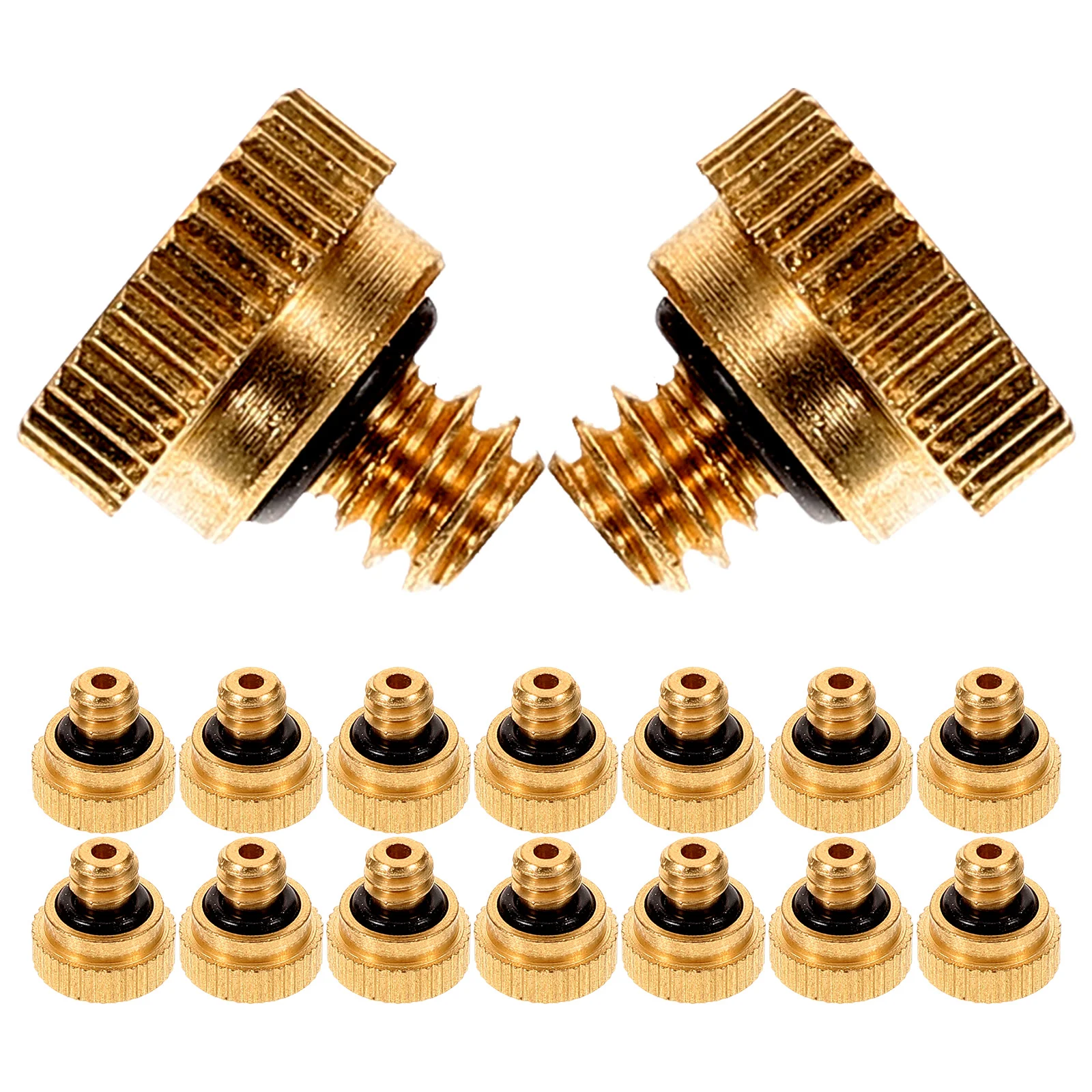 

30 in 1 Misting Nozzles Brass Lead-free Misting Nozzles for Outdoor Cooling System 03mm Orifice