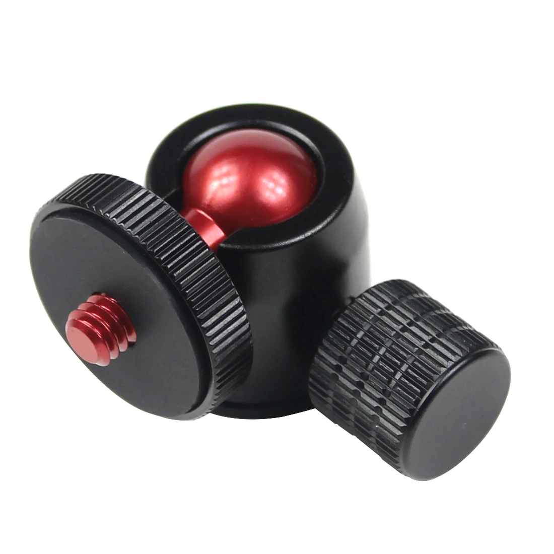 حامل فيديو من FEICHAO مزود برأس كروي صغير مزود بحامل بزاوية 360 درجة مع حامل بانورامي مناسب لكاميرا SLR مزود بمصباح LED وحامل فلاش