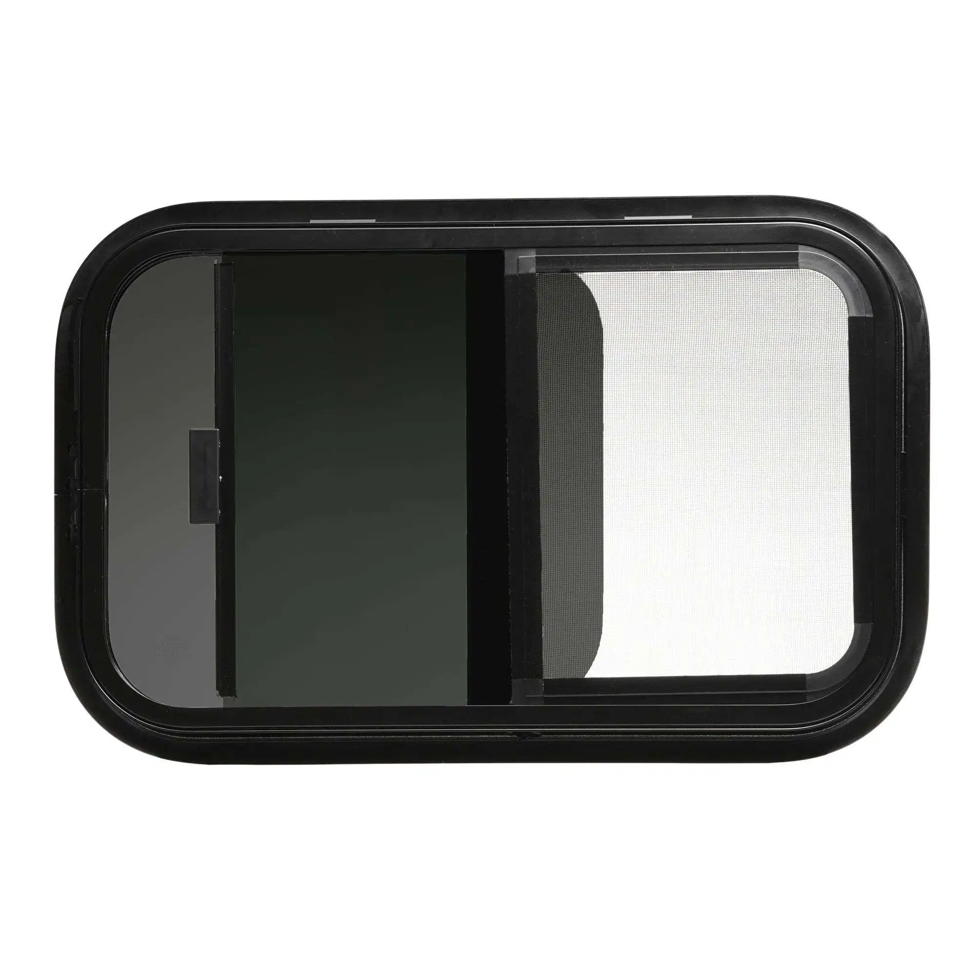 

Premium Double Acrylic Horizontal Black RV Sliding Window Camper Van Sliding Window for Motorhome