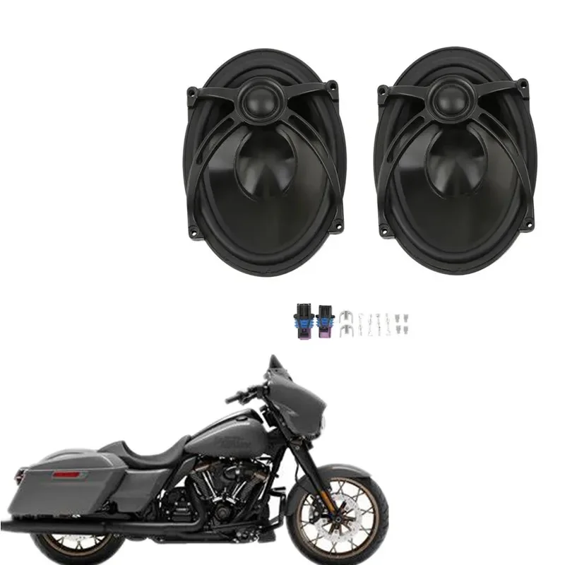 

Для Harley Touring Street Electra Glide Road King FLHTCU FLHRC FLHR FLTR 994-2022, запчасти для мотоциклов 5 "x 7", динамик с крышкой сиденья