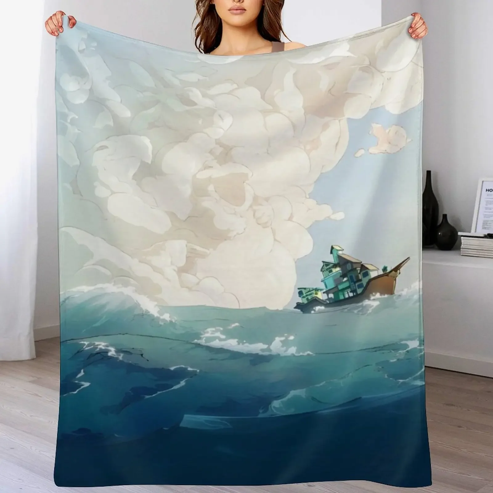 

Spiritfarer - Cover Image Throw Blanket Flannel Fabric blankets and throws for babies Plaid Blankets