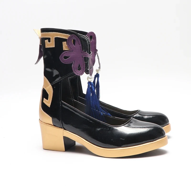 

A;3\v,7'd/New Game Cosplay Shoes Honkai Star Rail Fu Xuan Boots Halloween Aksesori Dibuat Sesuai Pesananc;4'b,7'm\1/
