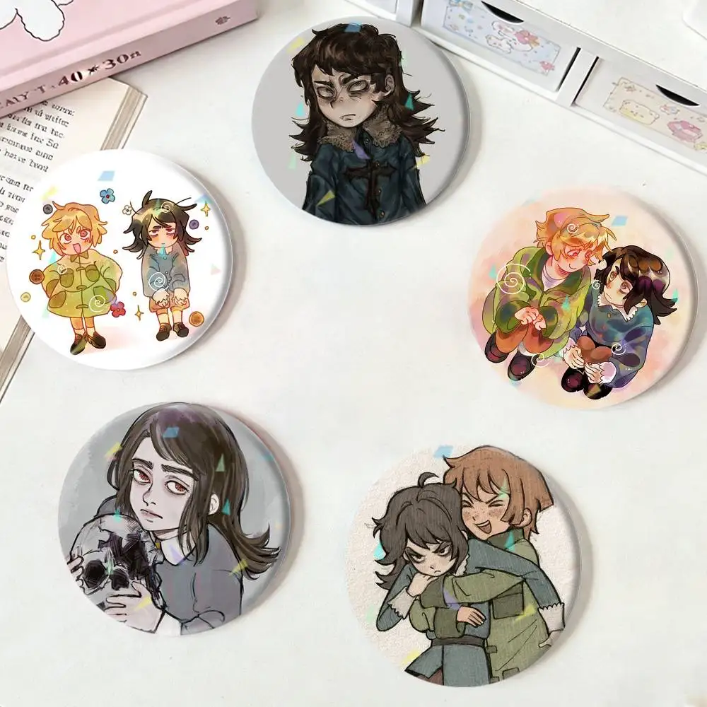 

Haunted Hotel Badges Niche Design Brooch for Backpack Lapel Pins Creative Accessories