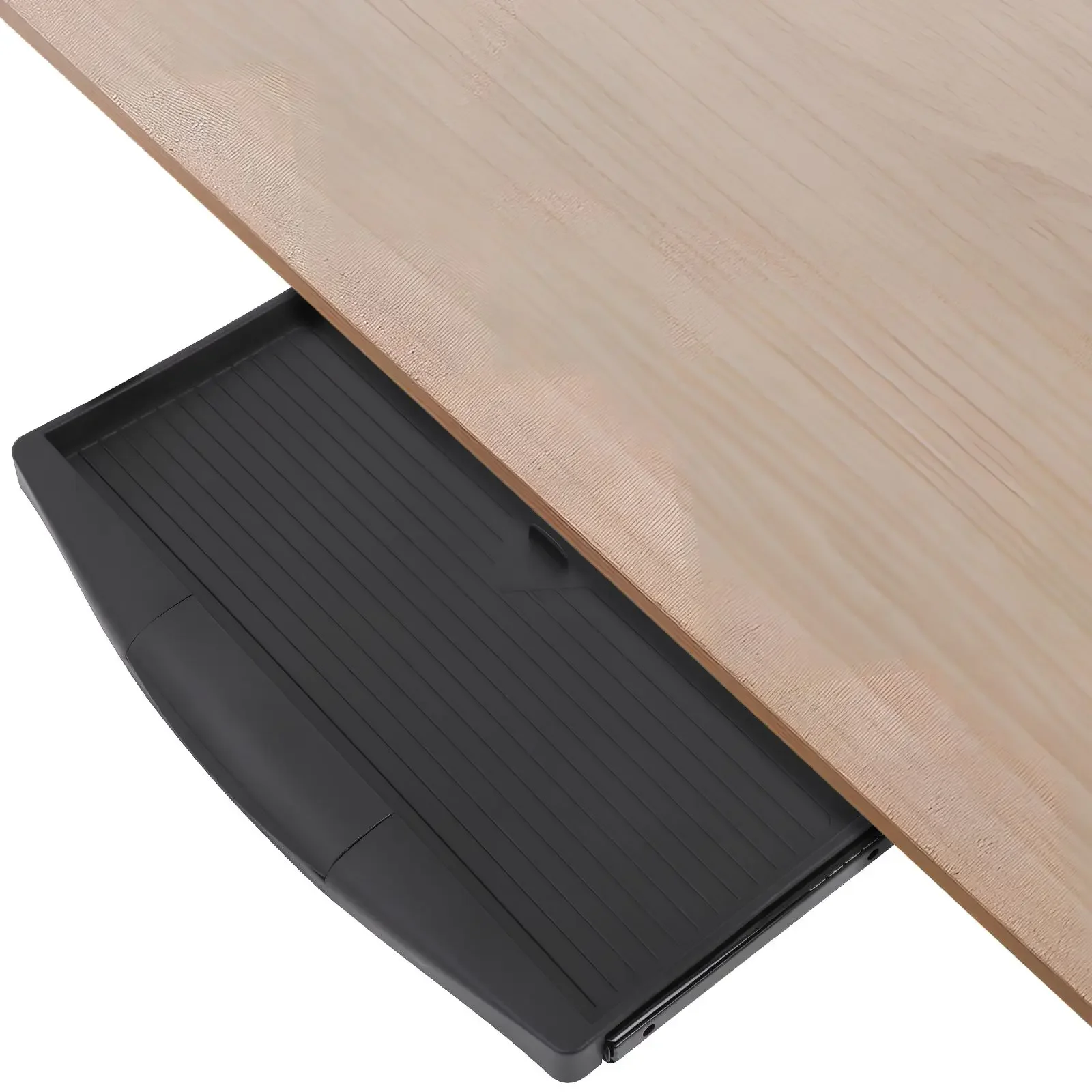 Nice Keyboard Tray Drawer Type Keyboard Holder Slide Out Keyboard Storage Plate Under Desk Tray Computer Desk Ganizer