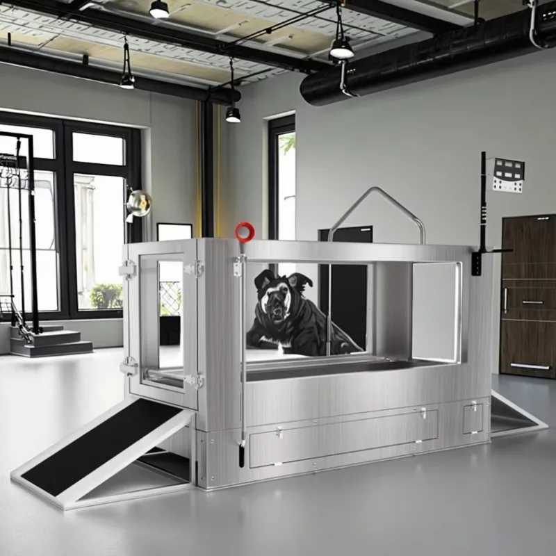 PET Eco-friendly Waterproof Stainless Steel Underwater Hydrotherapy Treadmill for Dogs Modern Training Customized