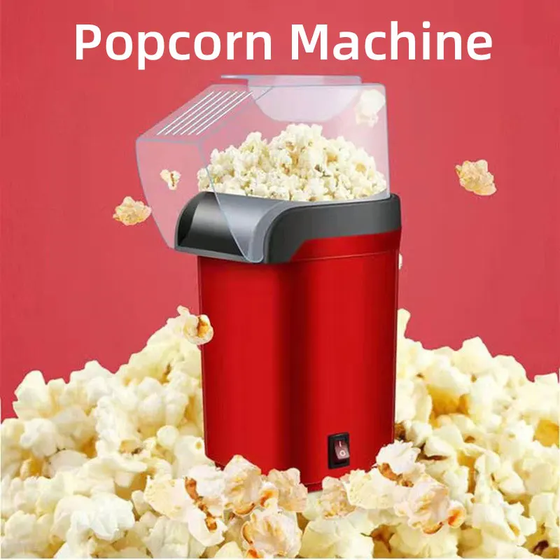 Mini Hot Air Popcorn Maker，1200W Household Small Electric Popcorn Machine，110V 220V