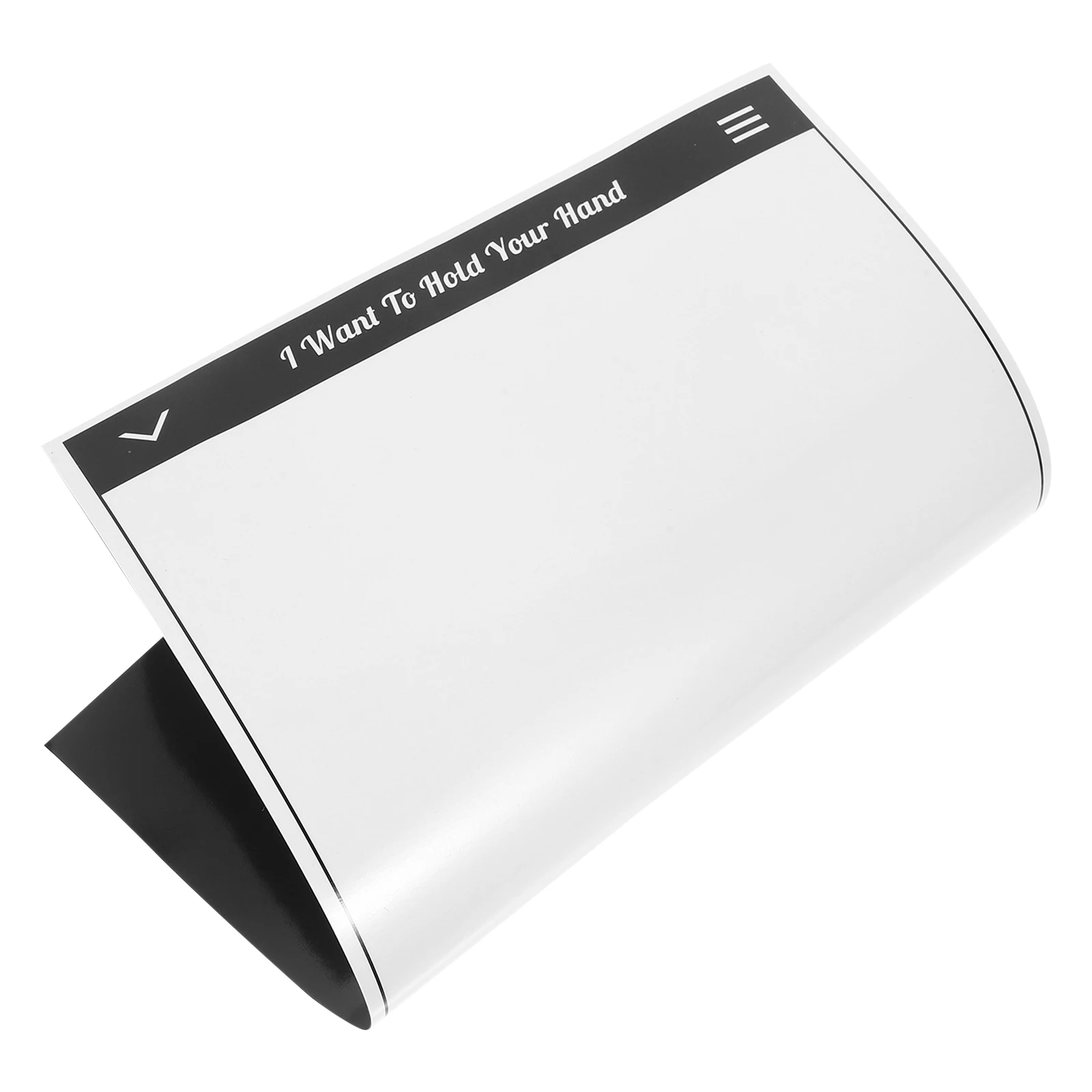 

Dry Erase Magnetic Board Sheet for Refrigerator Smooth Surface Writing Schedule Tracker Message Pad Home Office Organization