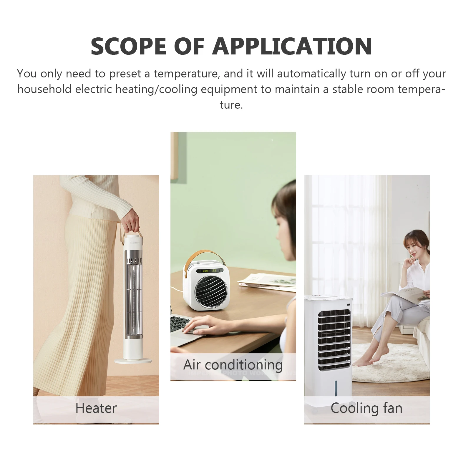 

Wireless Smart Thermostat 220V Programmable Temperature Controller Socket Eu Plug For Home Office Greenhouse Intelligent