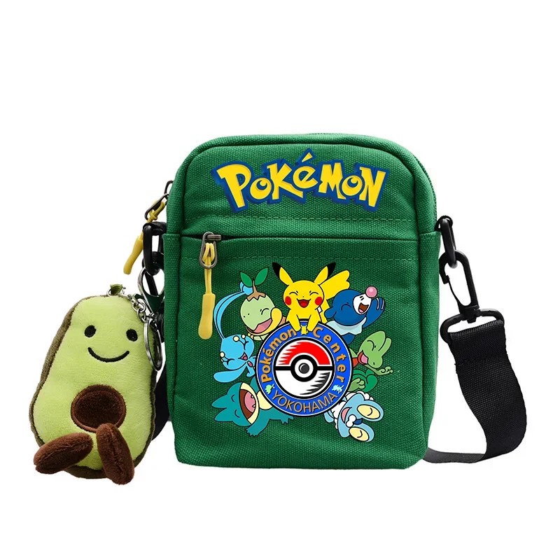 Pokemon borsa a tracolla Pikachu Gengar Crossbody Avocado zainetto ragazza ragazzo cartone animato stampato borsa Messager borsa regalo di