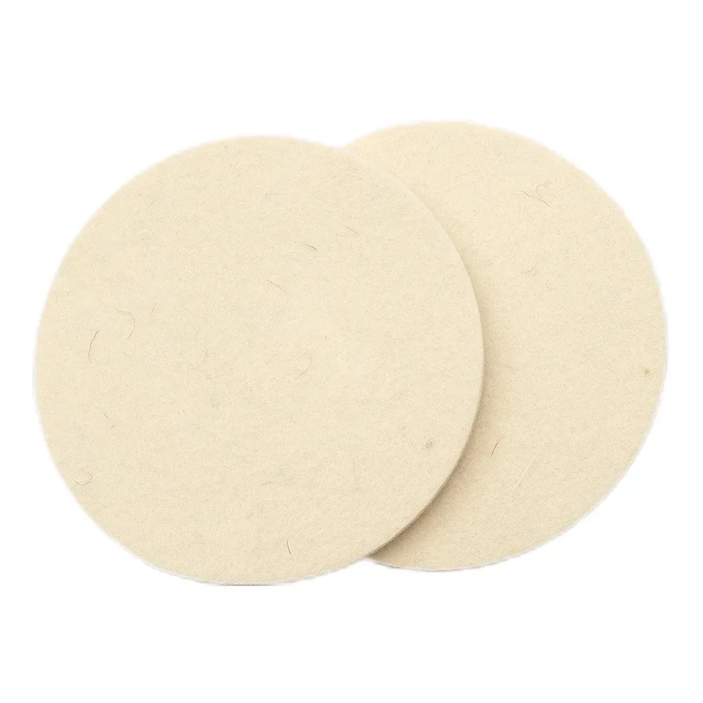 Instruments Marble 2pcs Wool Felt Polishing pads Stainless Steel Automotive Furniture Wood products Convenient