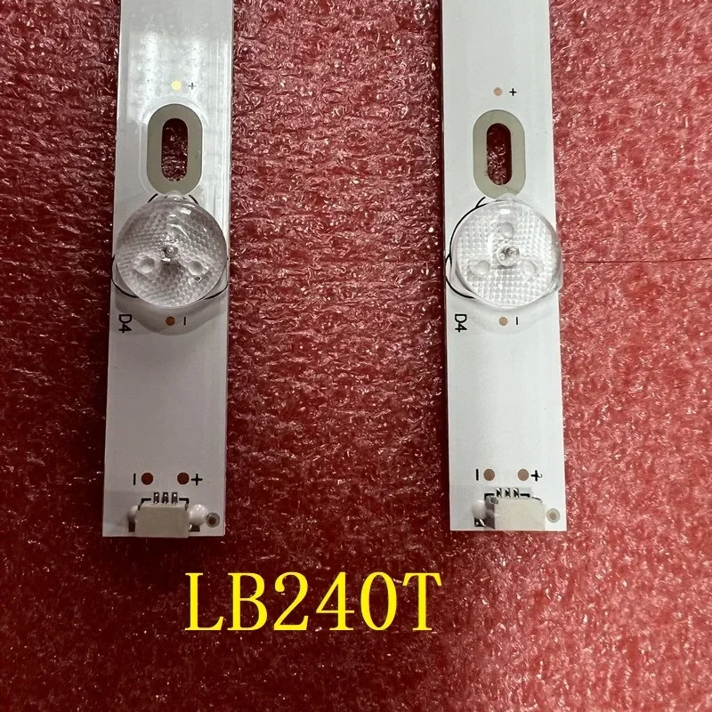 2pcs 4LED(6V) 420mm LED Backlight Strips 4LED For TV T24RTE1020 TV-240D-2X4 4C-LB240T-DL1 NPB04D425173BL051-001H