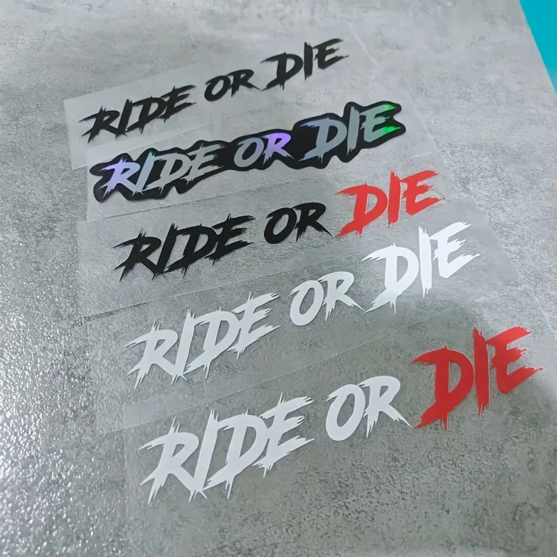 

1 шт. наклейка SC MOTO GN Ride or Dead - водонепроницаемые виниловые наклейки для мотоциклетных шлемов, кэпсов, мотоциклов и других предметов.