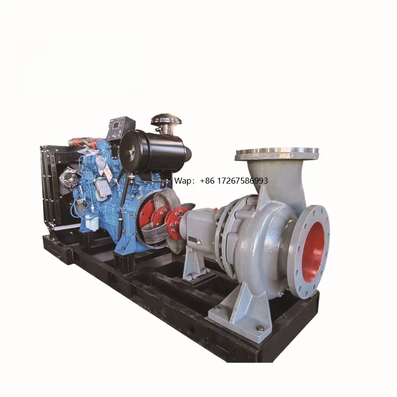 Easy Maintenance Large Flow Horizontal Slurry Pump Heavy Duty Single Suction Centrifugal Electric Dredge Pump for Gold Mining