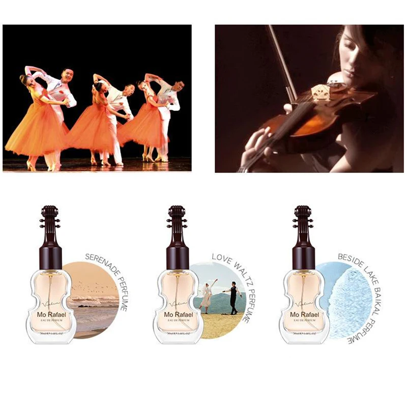 Fragancias de lujo para mujer, Perfume de violín, amor, vals, feromonas, fragancia fresca, Perfume ligero para mujer, fragancia especial con fecha de diosa