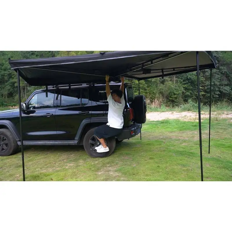 Thick Sponge Mattress New Overland Camping Ox Waterproof 0 Car Roof Top Side Shelter, Extended Degree Awning With