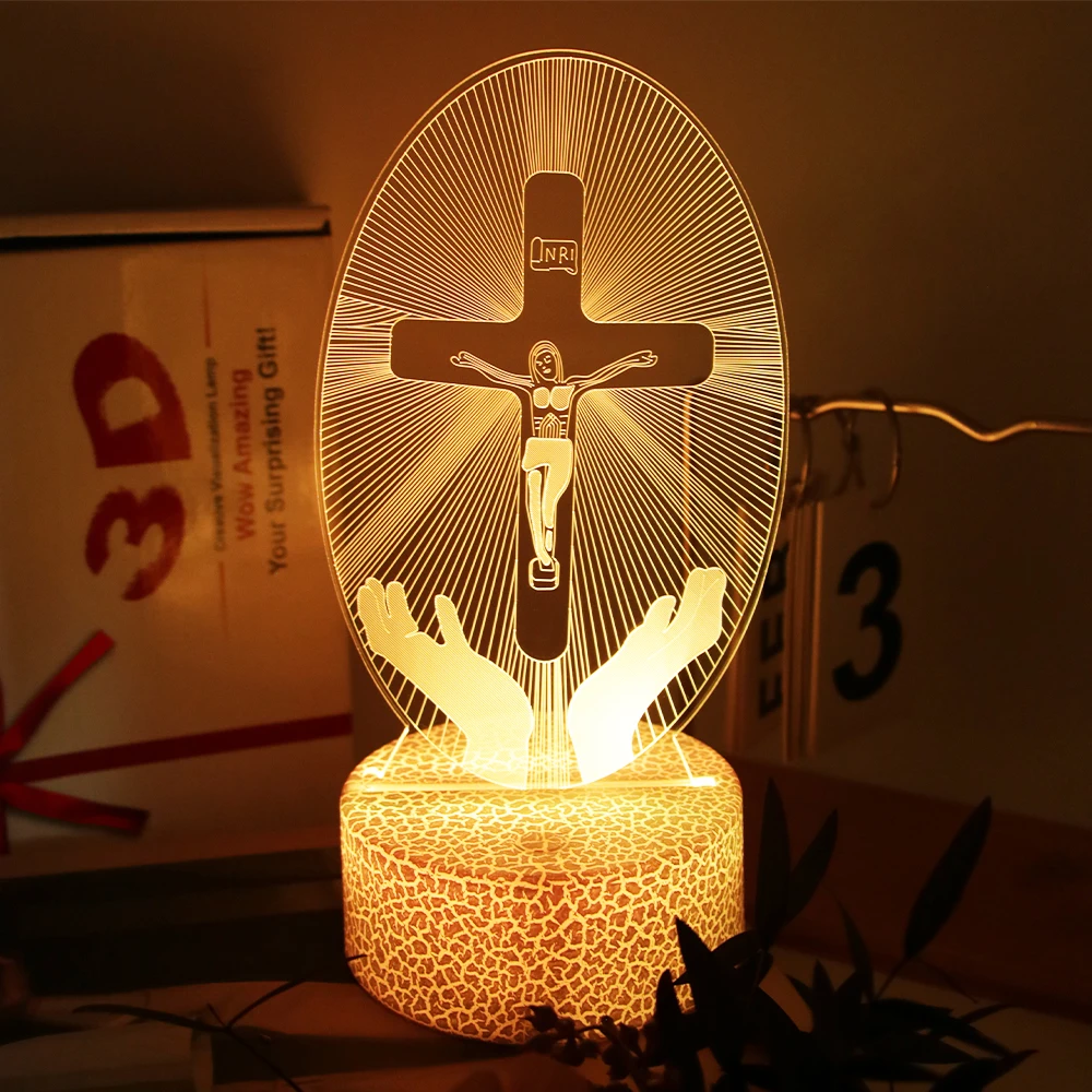 Led Lamp Jesus Atmo…