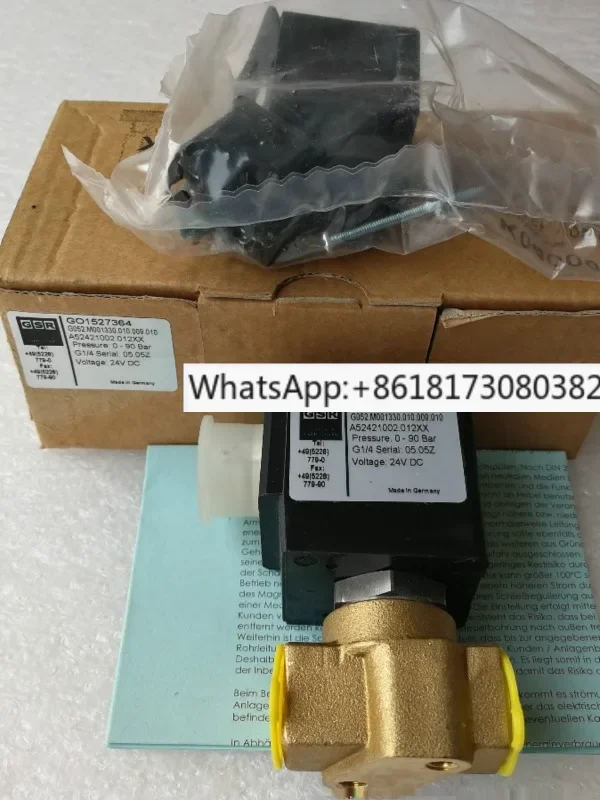 A52421002.012XX German GSR solenoid valve K0510110 DC24V